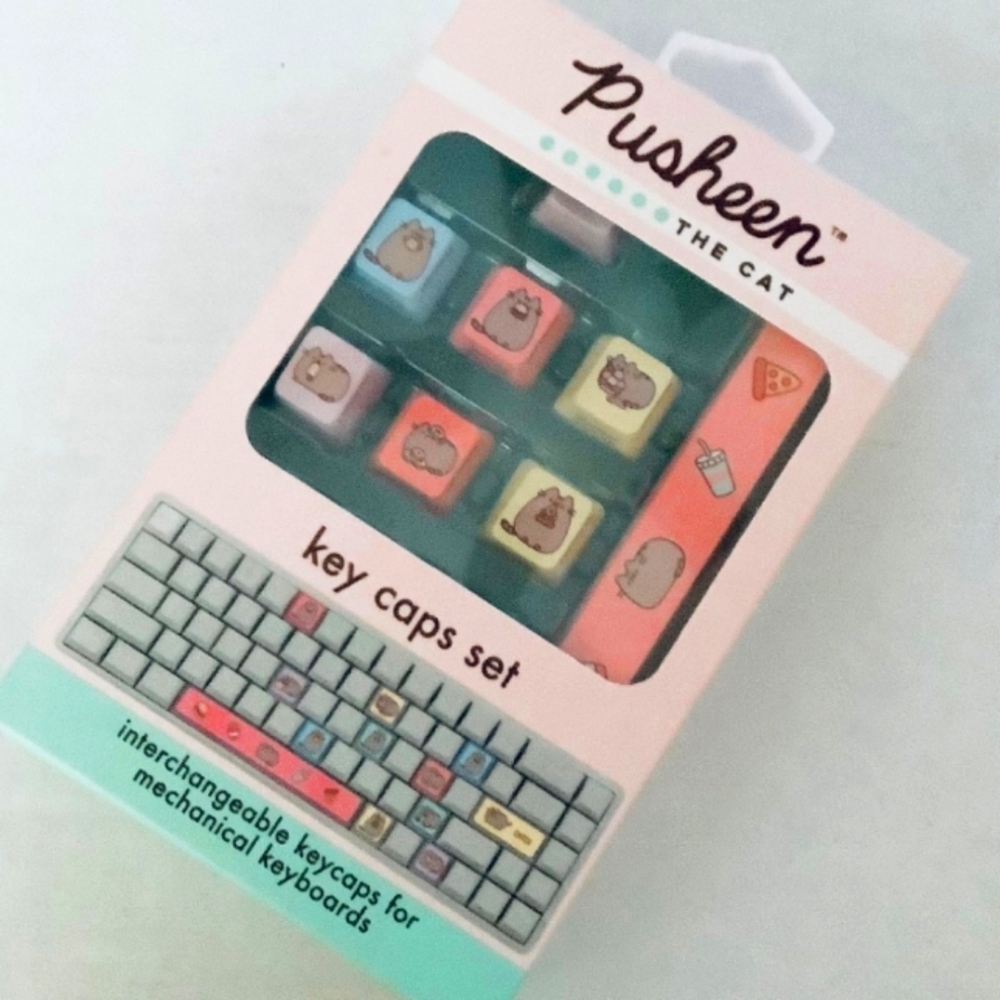 Pusheen Key Caps Set - Multicolor